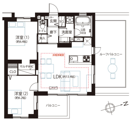 �����s���c�J���k��5����13-2�̒��Ã}���V�����̊Ԏ��}