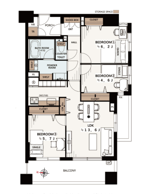 �����s������㍂���1����21-13�̒��Ã}���V�����̉摜